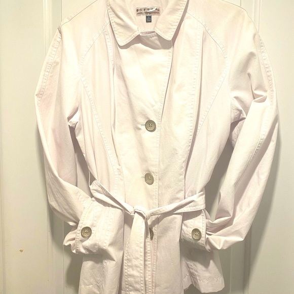 giacca Jackets & Blazers - High Fashion Giacca White  Waist length trench coat